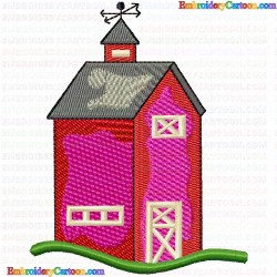 Buildings 18 Embroidery Design