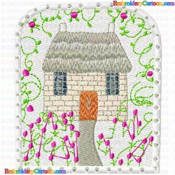 Buildings 1 Embroidery Design