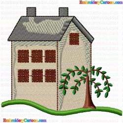 Buildings 22 Embroidery Design