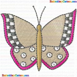 Butterfly 10 Embroidery Design