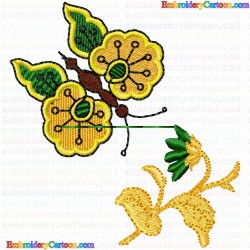 Butterfly 110 Embroidery Design