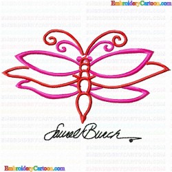 Butterfly 111 Embroidery Design