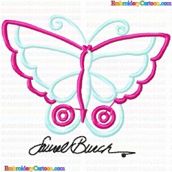 Butterfly 115 Embroidery Design