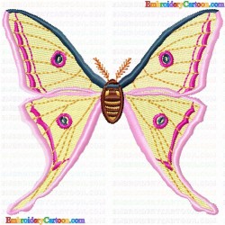 Butterfly 120 Embroidery Design