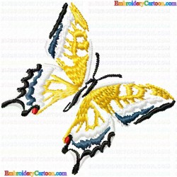 Butterfly 121 Embroidery Design