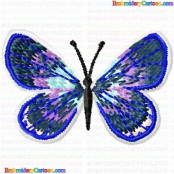 Butterfly 123 Embroidery Design