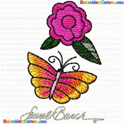 Butterfly 12 Embroidery Design