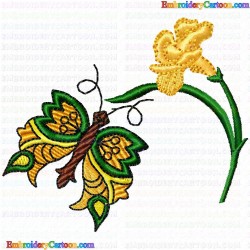 Butterfly 130 Embroidery Design