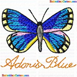 Butterfly 136 Embroidery Design