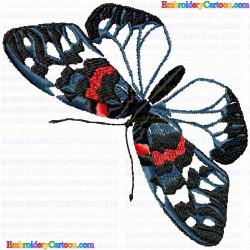 Butterfly 13 Embroidery Design