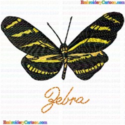 Butterfly 140 Embroidery Design