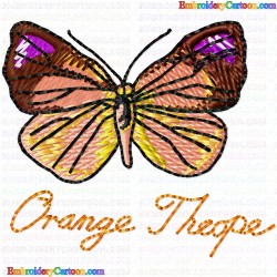 Butterfly 142 Embroidery Design