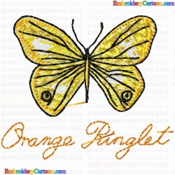 Butterfly 145 Embroidery Design