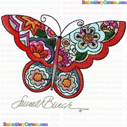 Butterfly 14 Embroidery Design