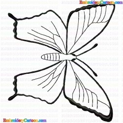 Butterfly 156 Embroidery Design