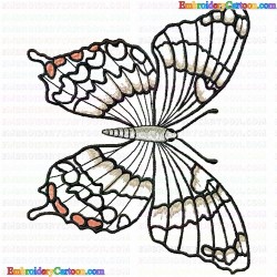 Butterfly 159 Embroidery Design