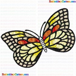 Butterfly 162 Embroidery Design