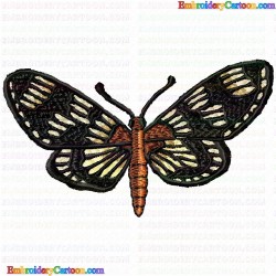 Butterfly 163 Embroidery Design