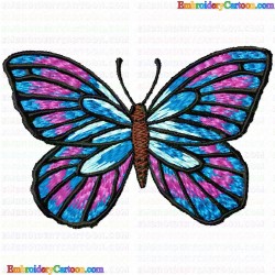 Butterfly 168 Embroidery Design