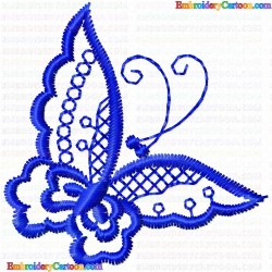 Butterfly 16 Embroidery Design