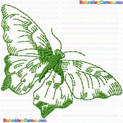 Butterfly 170 Embroidery Design