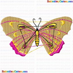 Butterfly 175 Embroidery Design