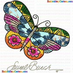 Butterfly 17 Embroidery Design