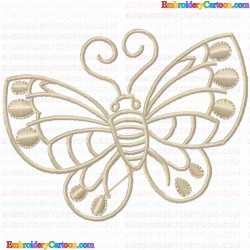 Butterfly 186 Embroidery Design