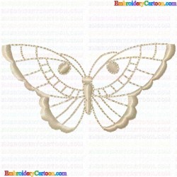 Butterfly 187 Embroidery Design