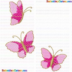 Butterfly 189 Embroidery Design