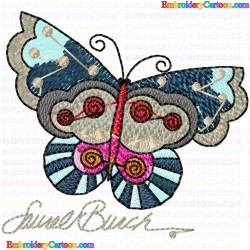 Butterfly 18 Embroidery Design