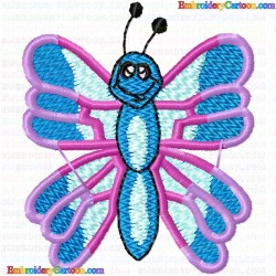 Butterfly 191 Embroidery Design