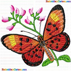 Butterfly 197 Embroidery Design