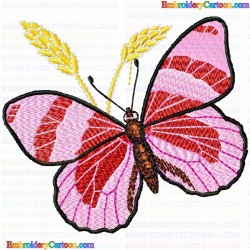 Butterfly 198 Embroidery Design