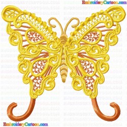 Butterfly 1 Embroidery Design