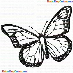 Butterfly 200 Embroidery Design