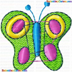 Butterfly 202 Embroidery Design