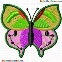 Butterfly 205 Embroidery Design