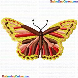 Butterfly 206 Embroidery Design