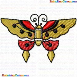 Butterfly 216 Embroidery Design