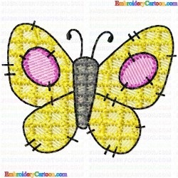 Butterfly 21 Embroidery Design