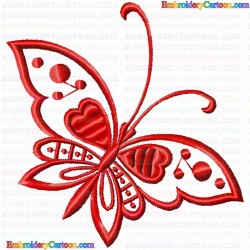 Butterfly 221 Embroidery Design