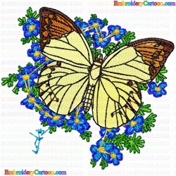 Butterfly 232 Embroidery Design