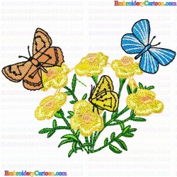 Butterfly 234 Embroidery Design