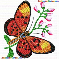 Butterfly 240 Embroidery Design