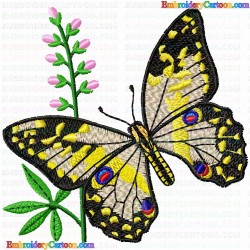 Butterfly 241 Embroidery Design