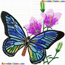 Butterfly 248 Embroidery Design