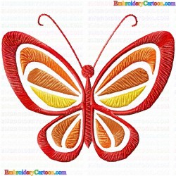 Butterfly 249 Embroidery Design