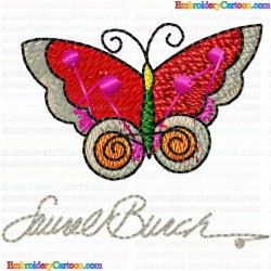 Butterfly 24 Embroidery Design