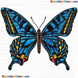 Butterfly 253 Embroidery Design